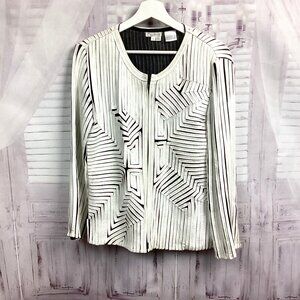Vintage Obstinee Geometric Moto Jacket 10